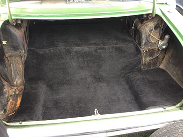NEW Moulded P76 Boot Carpet Black Plush