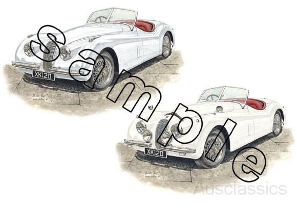 Ausclassics Custom Artworks /Mike Harbar Fine Artworks/Jaguar/Jaguar XK ...